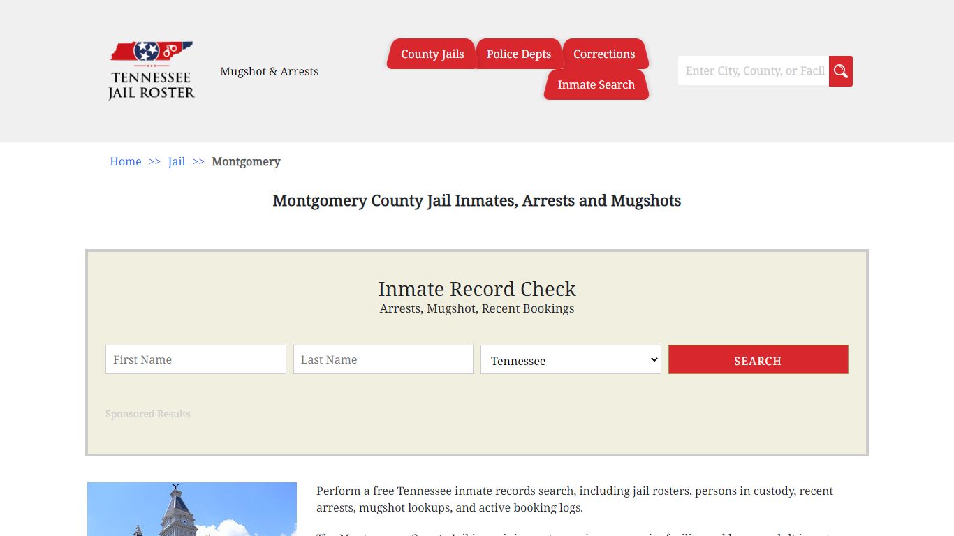 Montgomery County Jail Inmates, Arrests and Mugshots